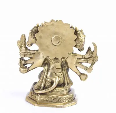 MohanJodero Brass Lord Panchmukhi Hanuman Statue