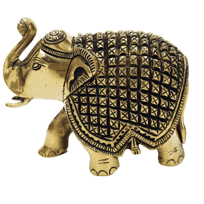 Mohanjodero Brass Elephant in Fine Finish