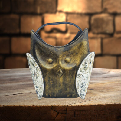 MohanJodero Owl Handbag/ Owl Utility Showpiece
