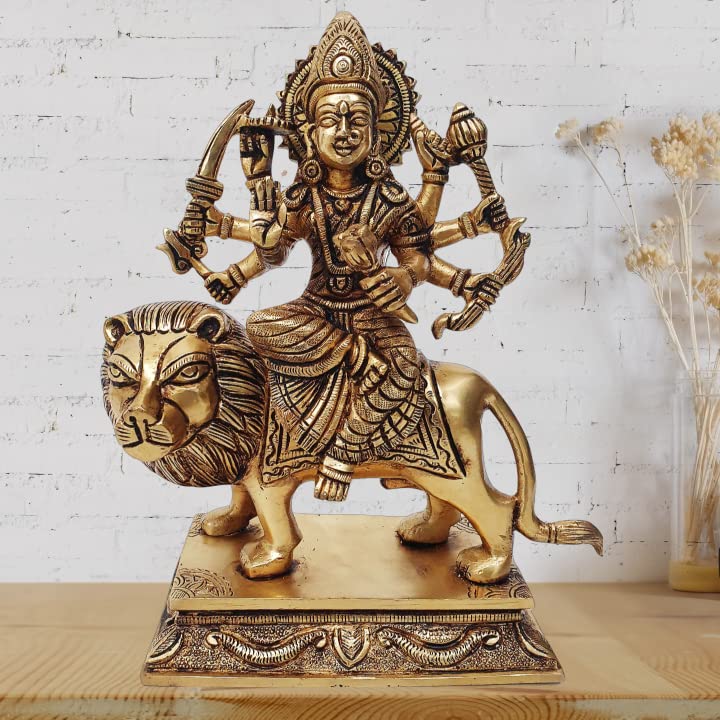 Brass Maa Durga Idol