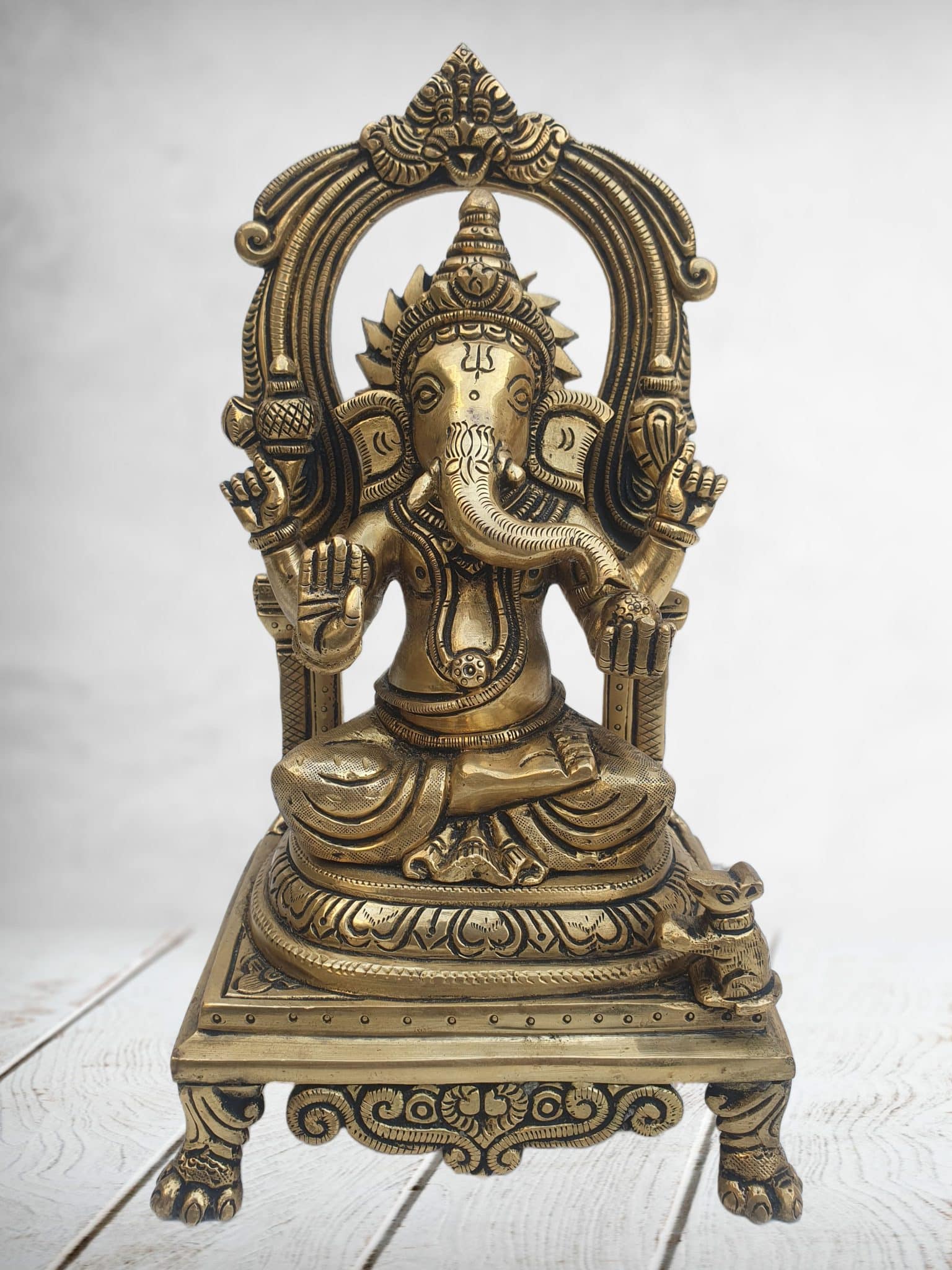 Brass Lord Ganesha Idol