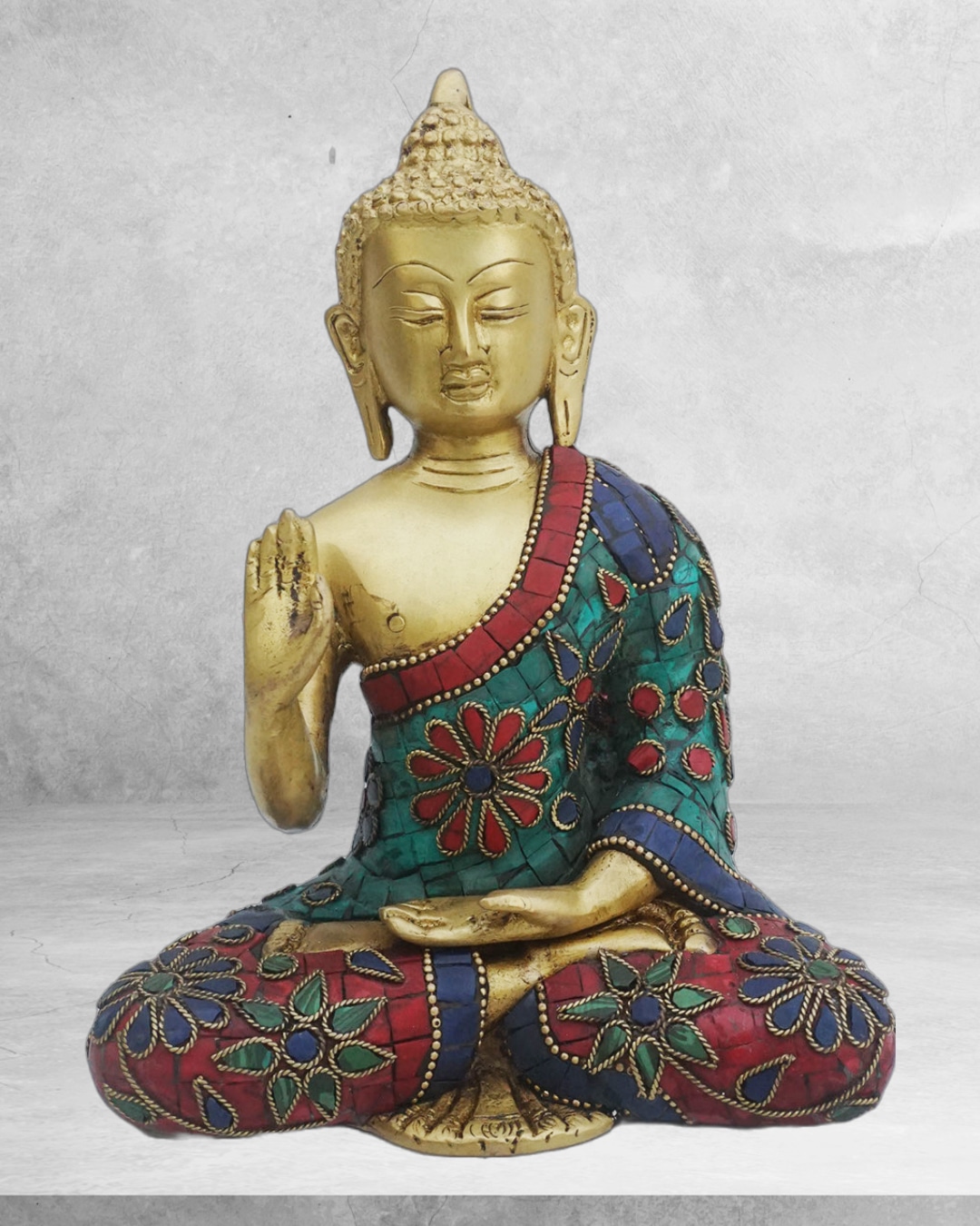 Brass Lord Gautam Buddha Idol