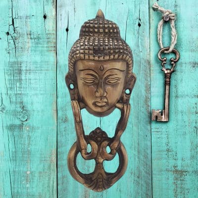 Brass Buddha Door Knocker
